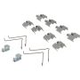 CENTRIC PARTS 105.05250 Posi Quiet Ceramic Brake Pads with Shims and Hardware