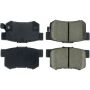 CENTRIC PARTS 105.05360 Posi Quiet Ceramic Brake Pads with Shims and Hardware