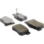 CENTRIC PARTS 105.05371 Posi Quiet Ceramic Brake Pads with Shims and Hardware