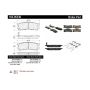 CENTRIC PARTS 105.05530 Posi Quiet Ceramic Brake Pads with Shims and Hardware