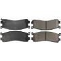 CENTRIC PARTS 105.05531 Posi Quiet Ceramic Brake Pads with Shims and Hardware