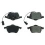 CENTRIC PARTS 105.05550 Posi Quiet Ceramic Brake Pads with Shims and Hardware