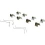 CENTRIC PARTS 105.05620 Posi Quiet Ceramic Brake Pads with Shims and Hardware