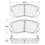 CENTRIC PARTS 105.05630 Posi Quiet Ceramic Brake Pads with Shims and Hardware