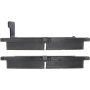 CENTRIC PARTS 105.05680 Posi Quiet Ceramic Brake Pads with Shims and Hardware