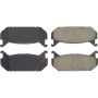 CENTRIC PARTS 105.05840 Posi Quiet Ceramic Brake Pads with Shims and Hardware