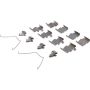 CENTRIC PARTS 105.06060 Posi Quiet Ceramic Brake Pads with Shims and Hardware