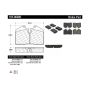 CENTRIC PARTS 105.06080 Posi Quiet Ceramic Brake Pads with Shims