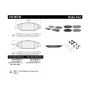 CENTRIC PARTS 105.06130 Posi Quiet Ceramic Brake Pads with Shims and Hardware