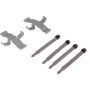 CENTRIC PARTS 105.06200 Posi Quiet Ceramic Brake Pads with Shims and Hardware