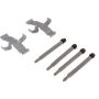 CENTRIC PARTS 105.06200 Posi Quiet Ceramic Brake Pads with Shims and Hardware