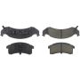 CENTRIC PARTS 105.06230 Posi Quiet Ceramic Brake Pads with Shims and Hardware