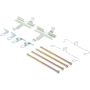 CENTRIC PARTS 105.06290 Posi Quiet Ceramic Brake Pads with Shims and Hardware