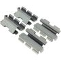 CENTRIC PARTS 105.06320 Posi Quiet Ceramic Brake Pads with Shims and Hardware