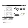 CENTRIC PARTS 105.06360 Posi Quiet Ceramic Brake Pads with Shims and Hardware