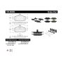 CENTRIC PARTS 105.06480 Posi Quiet Ceramic Brake Pads with Shims and Hardware