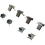 CENTRIC PARTS 105.06570 Posi Quiet Ceramic Brake Pads with Shims and Hardware