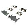 CENTRIC PARTS 105.06690 Posi Quiet Ceramic Brake Pads with Shims and Hardware