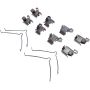 CENTRIC PARTS 105.06720 Posi Quiet Ceramic Brake Pads with Shims and Hardware