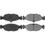 CENTRIC PARTS 105.06880 Posi Quiet Ceramic Brake Pads with Shims and Hardware