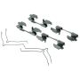 CENTRIC PARTS 105.06910 Posi Quiet Ceramic Brake Pads with Shims and Hardware