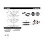 CENTRIC PARTS 105.06920 Posi Quiet Ceramic Brake Pads with Shims and Hardware