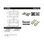 CENTRIC PARTS 105.06980 Posi Quiet Ceramic Brake Pads with Shims and Hardware