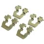 CENTRIC PARTS 105.06980 Posi Quiet Ceramic Brake Pads with Shims and Hardware
