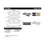 CENTRIC PARTS 105.07002 Posi Quiet Ceramic Brake Pads with Shims and Hardware