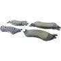 CENTRIC PARTS 105.07020 Posi Quiet Ceramic Brake Pads with Shims and Hardware