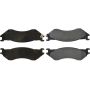 CENTRIC PARTS 105.07020 Posi Quiet Ceramic Brake Pads with Shims and Hardware