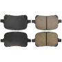 CENTRIC PARTS 105.07070 Posi Quiet Ceramic Brake Pads with Shims and Hardware