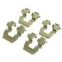 CENTRIC PARTS 105.07140 Posi Quiet Ceramic Brake Pads with Shims and Hardware