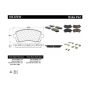 CENTRIC PARTS 105.07210 Posi Quiet Ceramic Brake Pads with Shims and Hardware