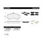 CENTRIC PARTS 105.07220 Posi Quiet Ceramic Brake Pads with Shims and Hardware
