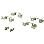 CENTRIC PARTS 105.07220 Posi Quiet Ceramic Brake Pads with Shims and Hardware
