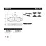 CENTRIC PARTS 105.07240 Posi Quiet Ceramic Brake Pads with Shims