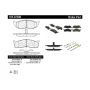 CENTRIC PARTS 105.07300 Posi Quiet Ceramic Brake Pads with Shims and Hardware