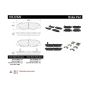 CENTRIC PARTS 105.07320 Posi Quiet Ceramic Brake Pads with Shims and Hardware