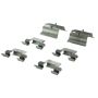 CENTRIC PARTS 105.07320 Posi Quiet Ceramic Brake Pads with Shims and Hardware