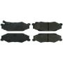 CENTRIC PARTS 105.07320 Posi Quiet Ceramic Brake Pads with Shims and Hardware