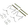 CENTRIC PARTS 105.07330 Posi Quiet Ceramic Brake Pads with Shims and Hardware