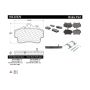 CENTRIC PARTS 105.07370 Posi Quiet Ceramic Brake Pads with Shims and Hardware