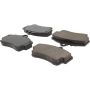 CENTRIC PARTS 105.07380 Posi Quiet Ceramic Brake Pads with Shims and Hardware