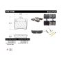 CENTRIC PARTS 105.07390 Posi Quiet Ceramic Brake Pads with Shims and Hardware