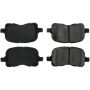 CENTRIC PARTS 105.07410 Posi Quiet Ceramic Brake Pads with Shims and Hardware