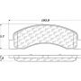 CENTRIC PARTS 105.07560 Posi Quiet Ceramic Brake Pads with Shims and Hardware