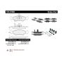 CENTRIC PARTS 105.07660 Posi Quiet Ceramic Brake Pads with Shims and Hardware