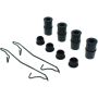 CENTRIC PARTS 105.07660 Posi Quiet Ceramic Brake Pads with Shims and Hardware