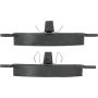 CENTRIC PARTS 105.07680 Posi Quiet Ceramic Brake Pads with Shims and Hardware